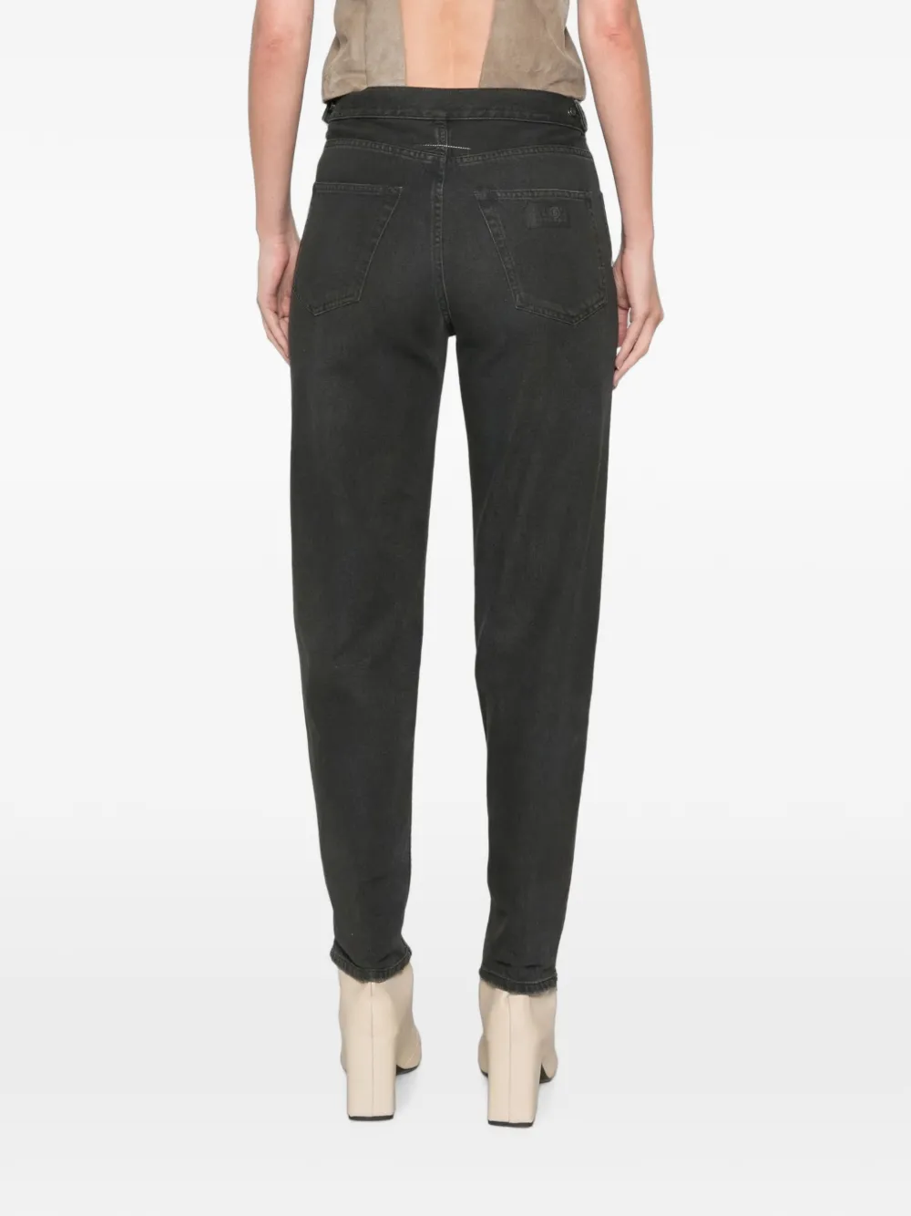 MM6 Maison Margiela Straight jeans Zwart