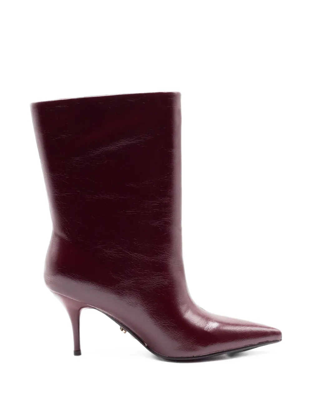 TWENTY FOURHAITCH glossy pointed-toe boots