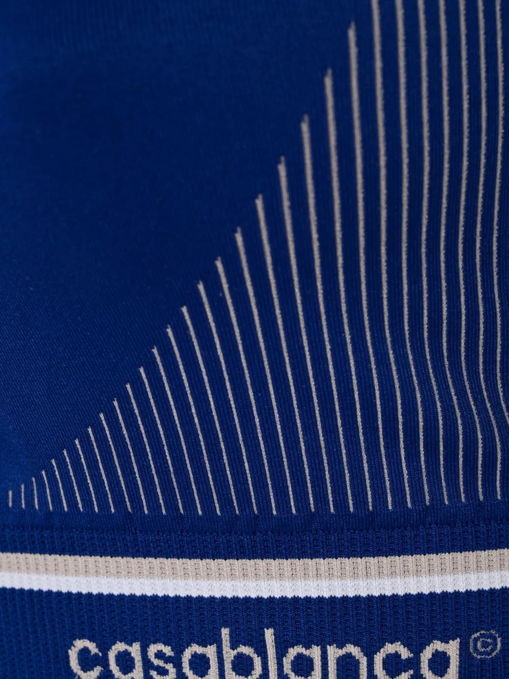 Casablanca Sport-bh met logoprint Blauw