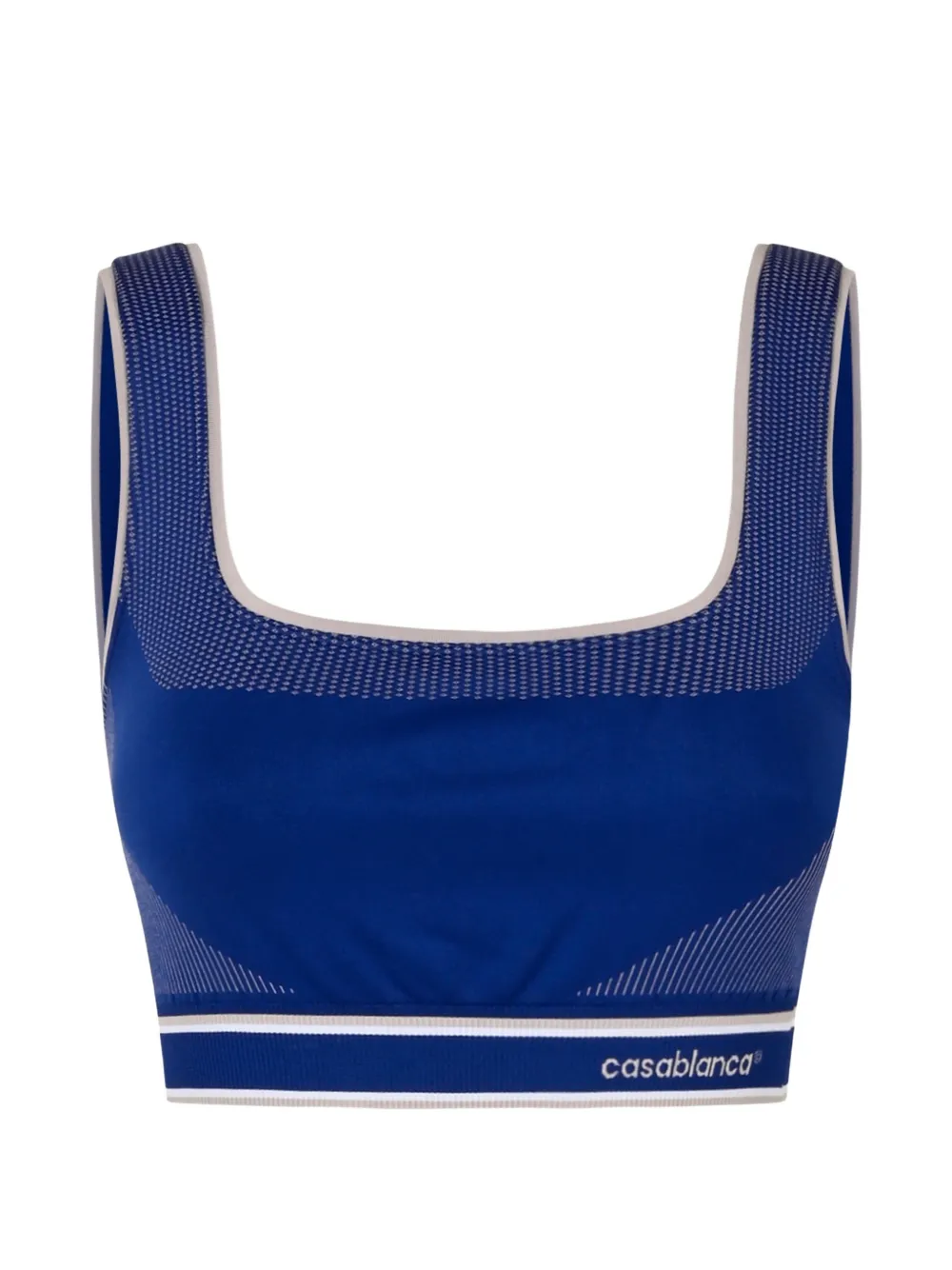 Casablanca logo-print sports bra