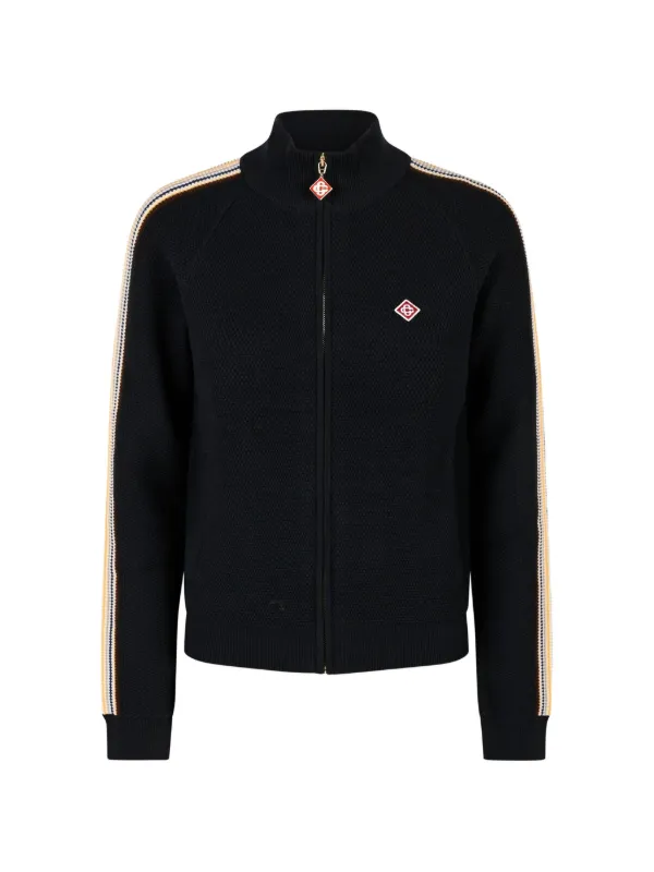 Casablanca Café Culture Cardigan in Black