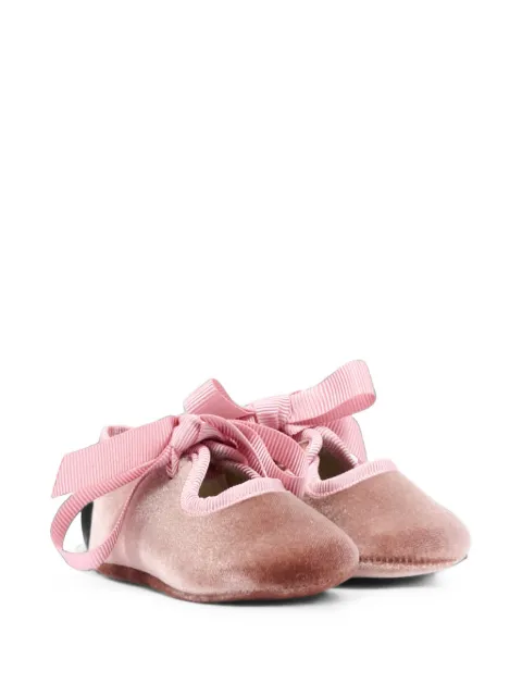 Pisamonas velvet ballet flats