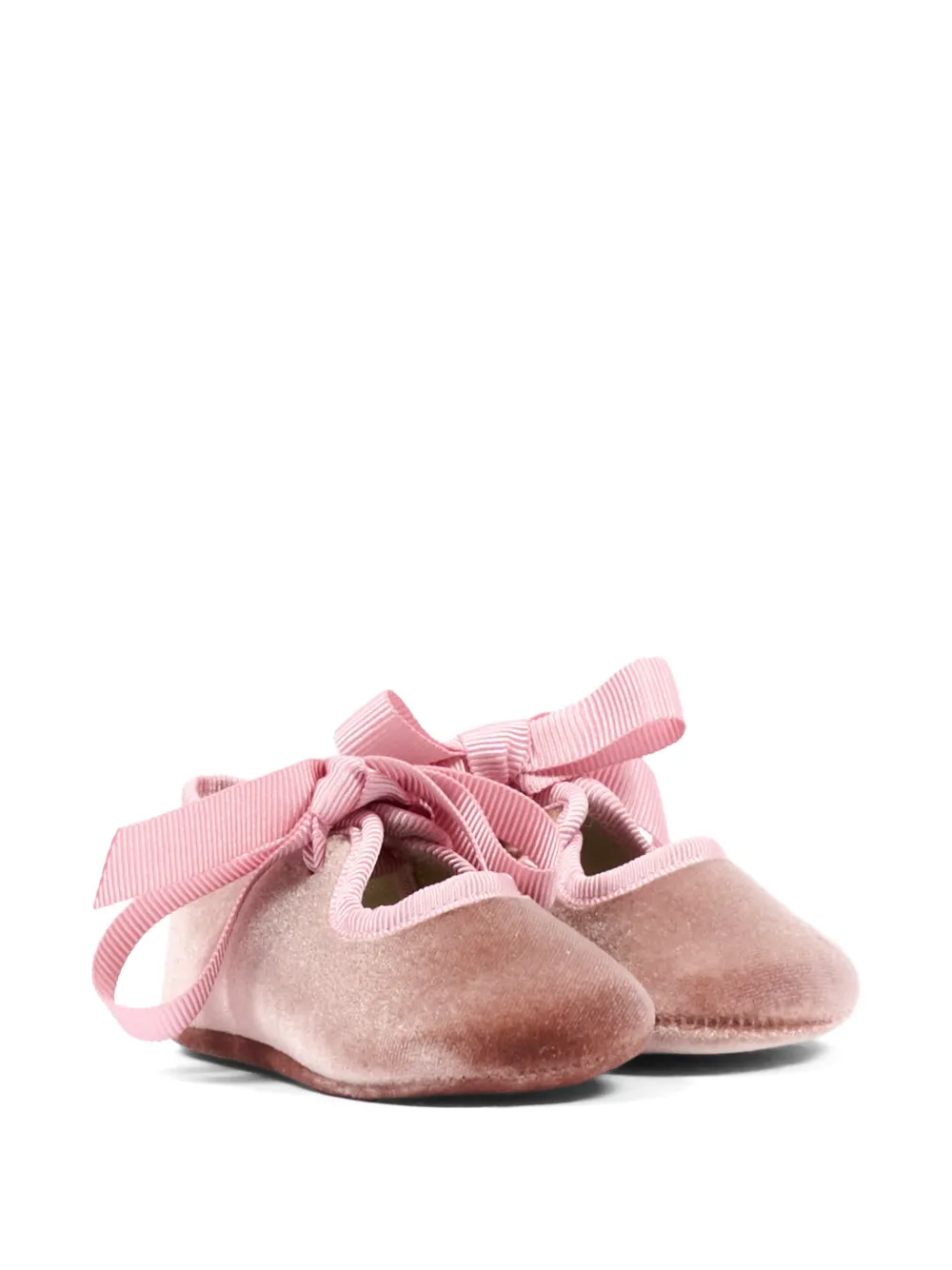 Pisamonas Ballerine in velluto - Rosa