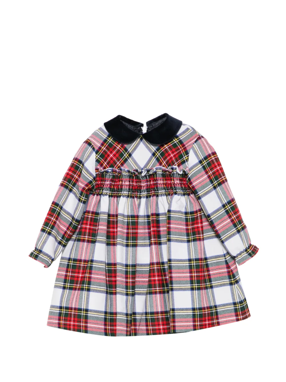 PAIO CRIPPA tartan dress - Blanc