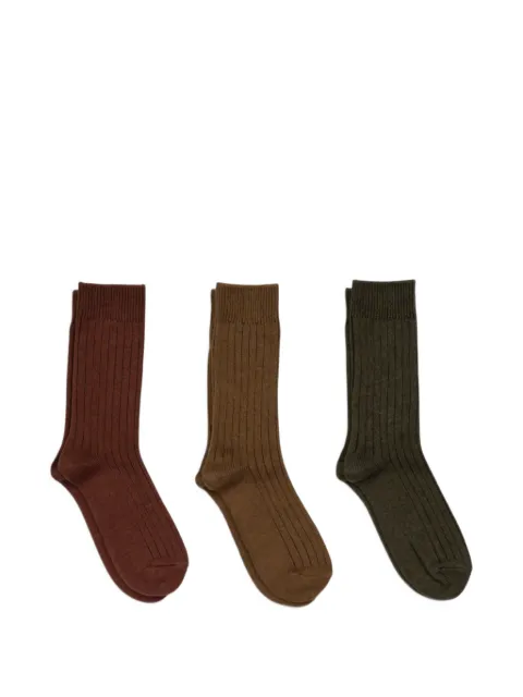 RoToTo ribbed socks pack (set of six)