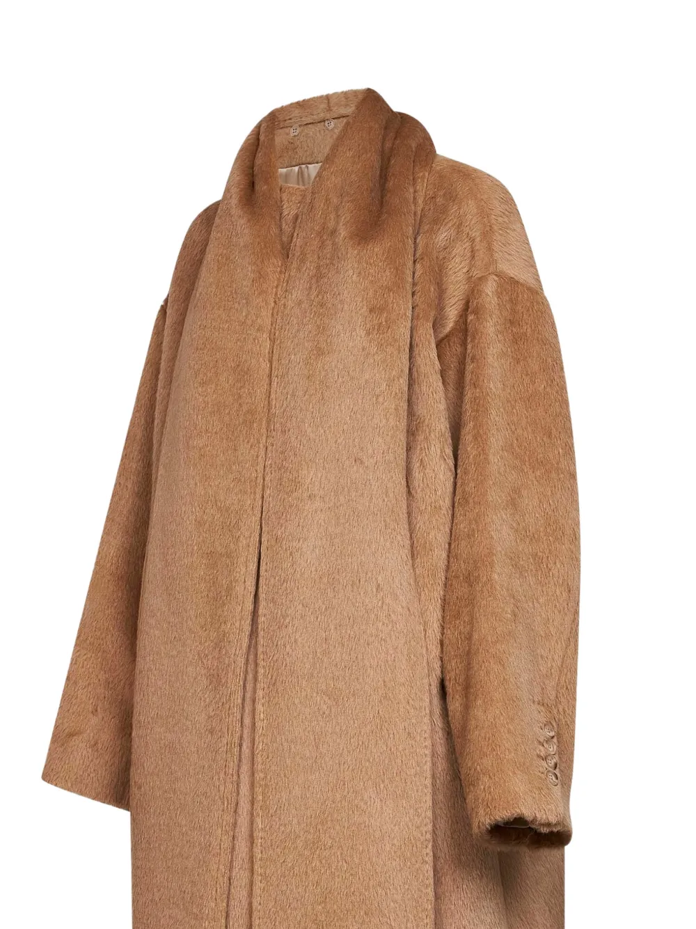 Dolce & Gabbana Mantel met enkele rij knopen Beige