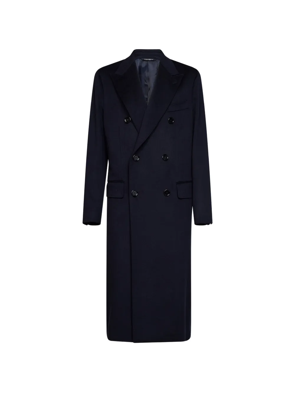 Dolce & Gabbana double-breasted virgin-wool coat - Blu