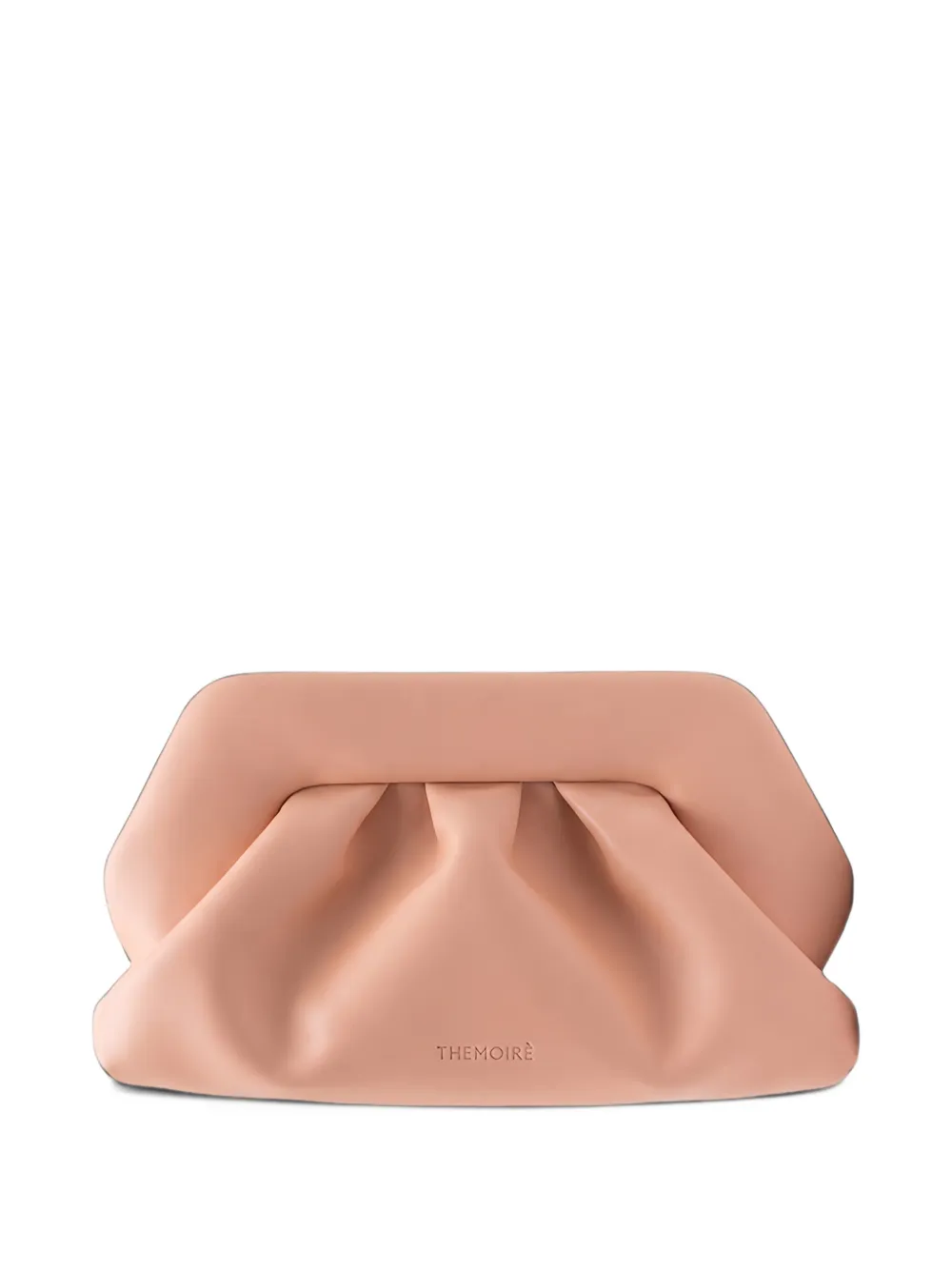 Themoirè Bios clutch met ruches Roze
