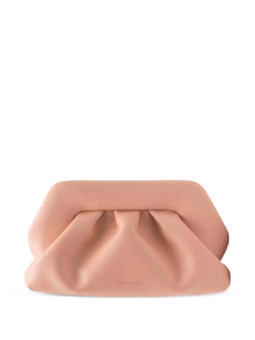 Themoirè Bios clutch met ruches Roze