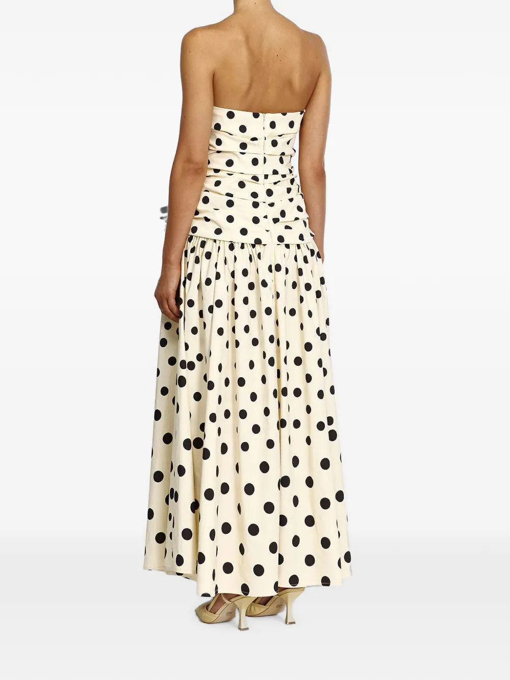 Acler Ketchin Floral-appliqué Maxi Dress in Neutrals, view 3