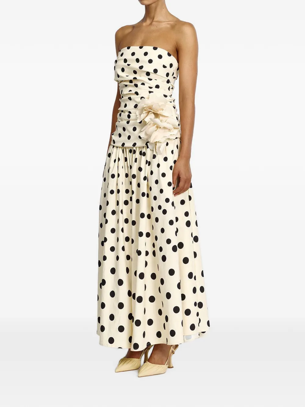 Acler Ketchin Floral-appliqué Maxi Dress in Neutrals, view 2