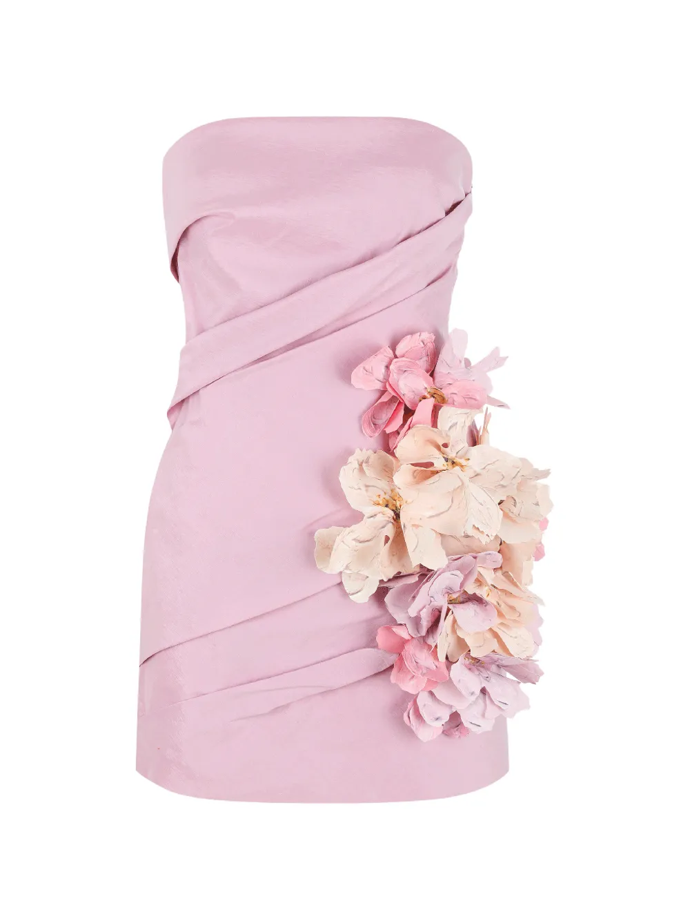 Acler Keble floral-appliqué mini dress - Rosa
