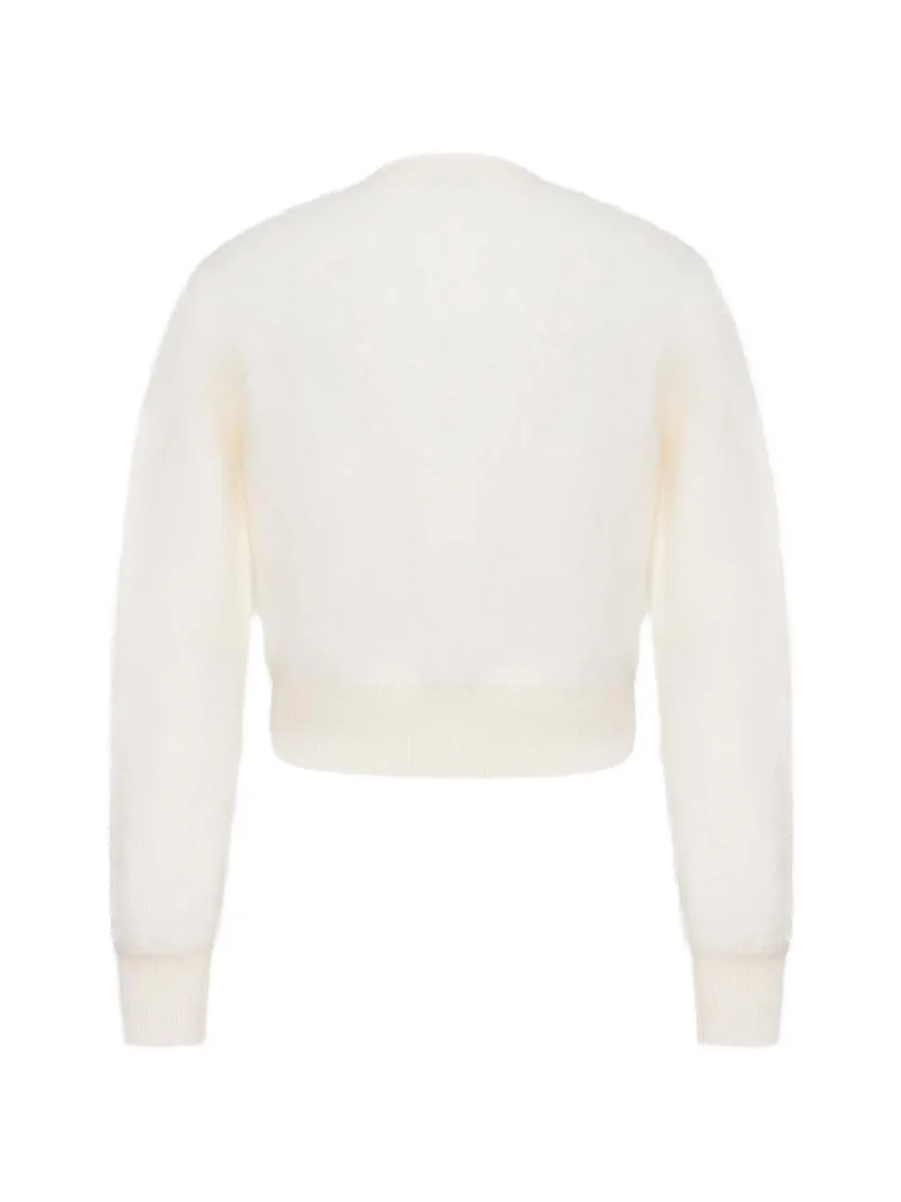 Adam Lippes Cruz Crystal-embellished Cardigan in Neutrals, view 5