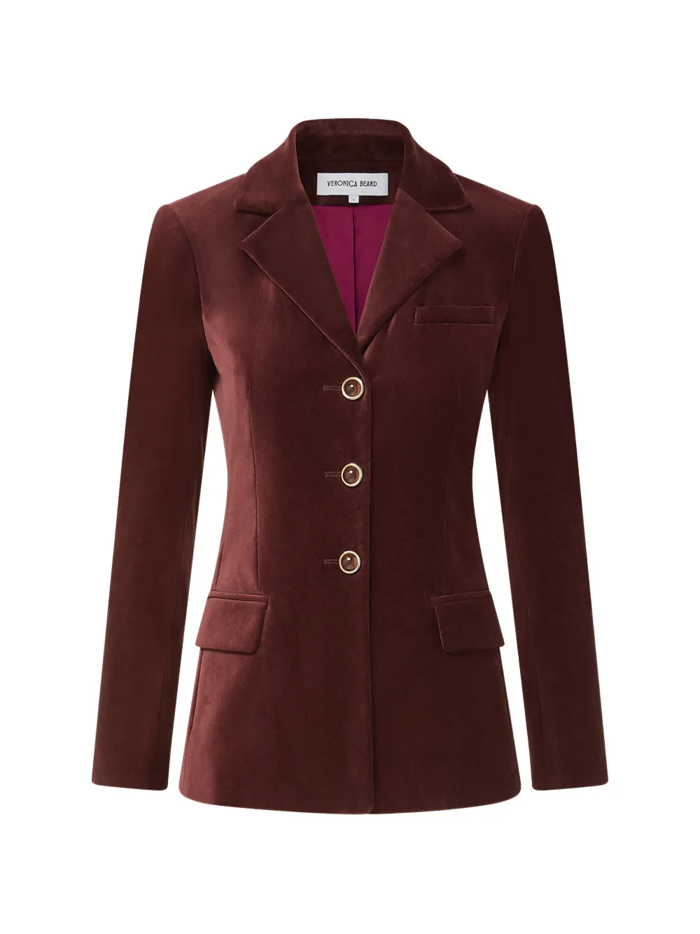 Veronica Beard Raelynn textured jacket - Marrone