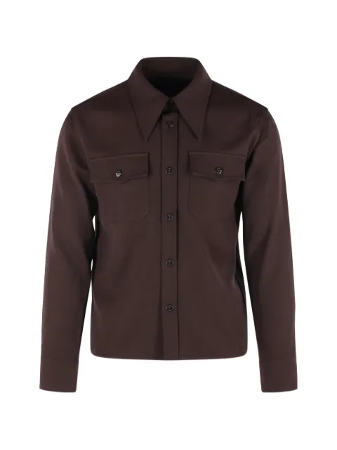 Willy Chavarria flap-pocket button-up shirt