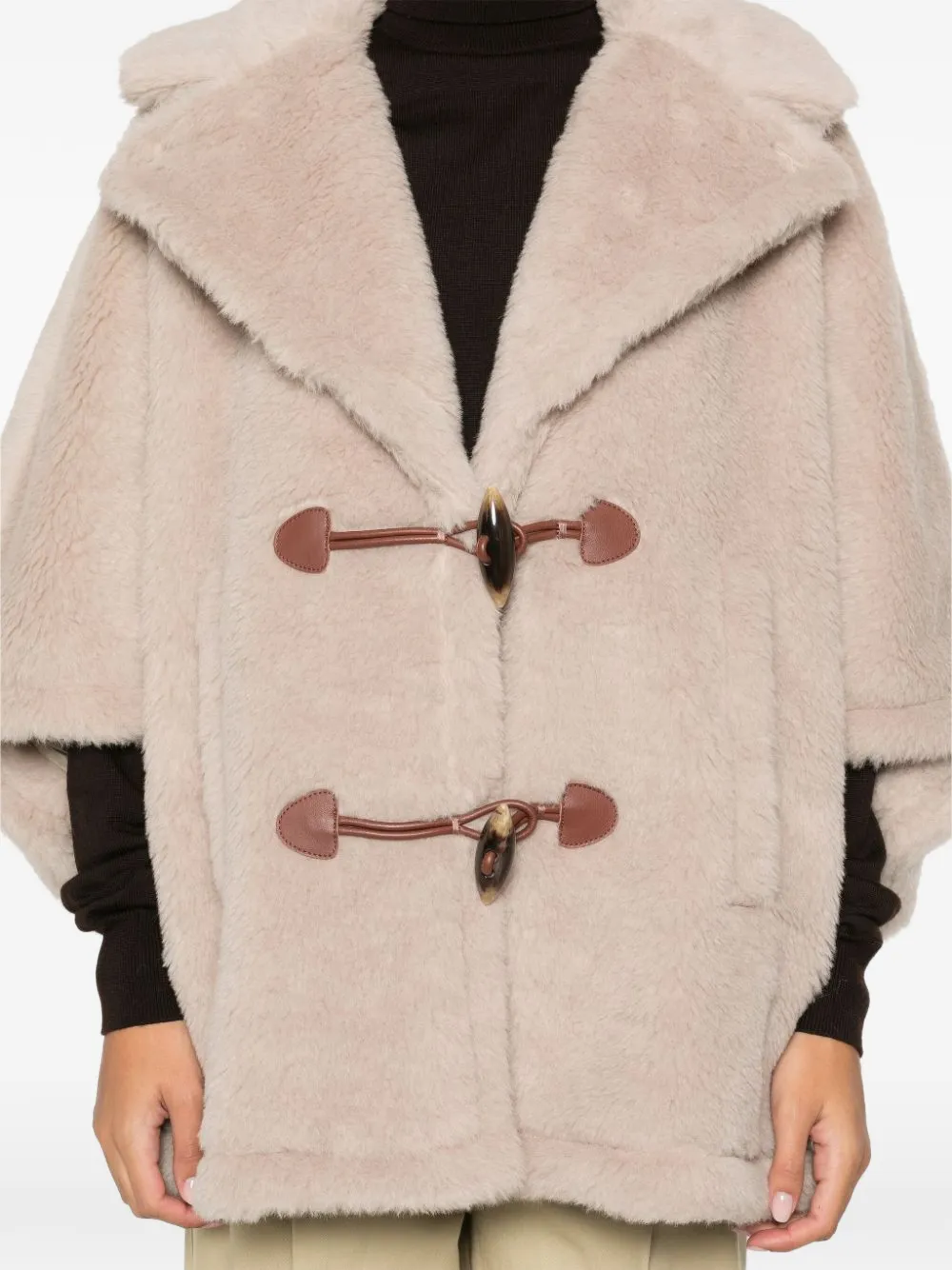 Max Mara Houtje-touwtje jas Beige