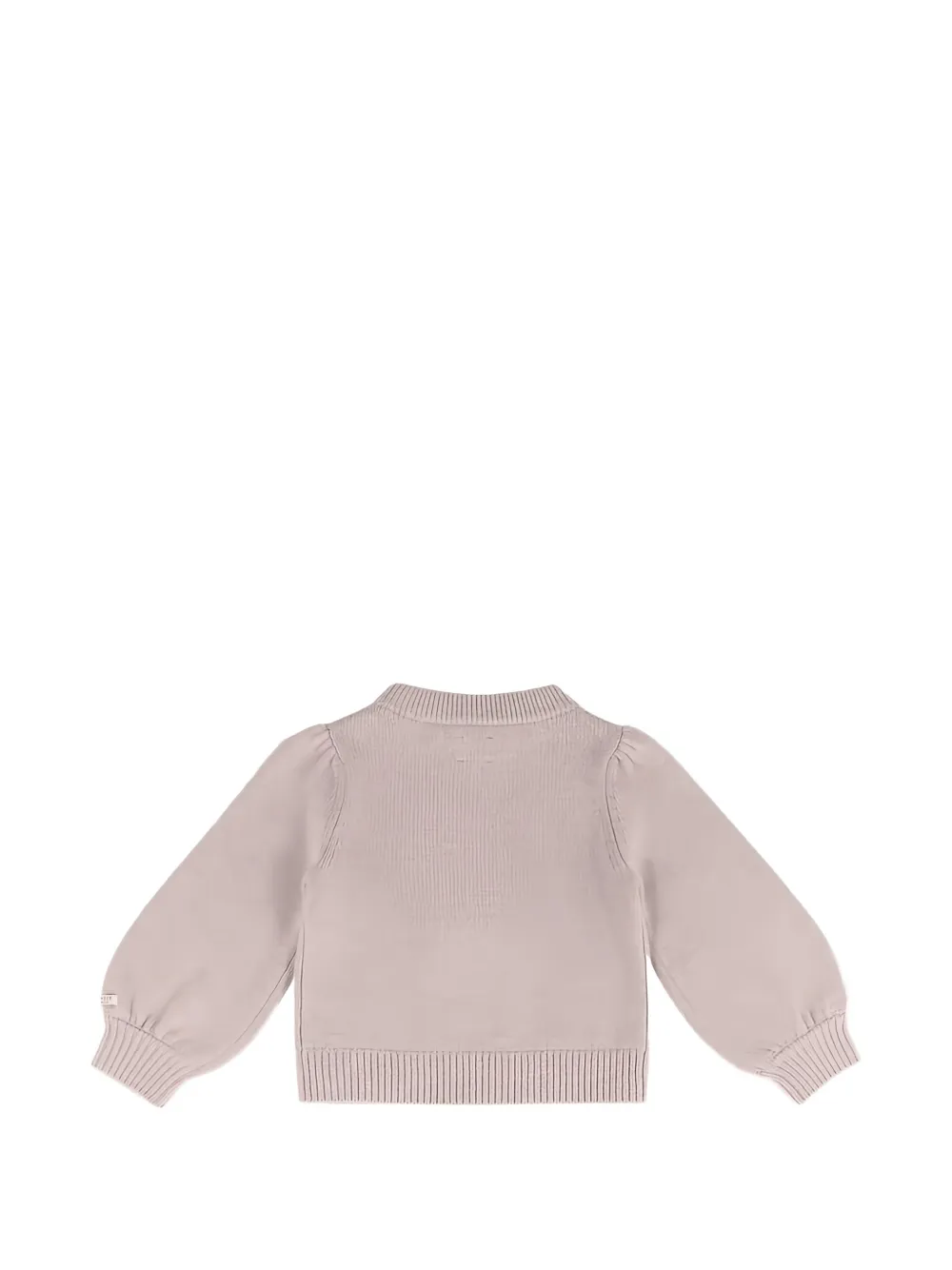 Donsje Denna trui met geborduurde kat Beige
