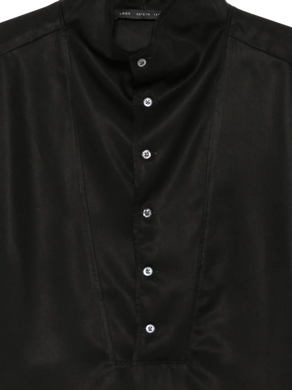 Low Brand high-neck shirt Zwart