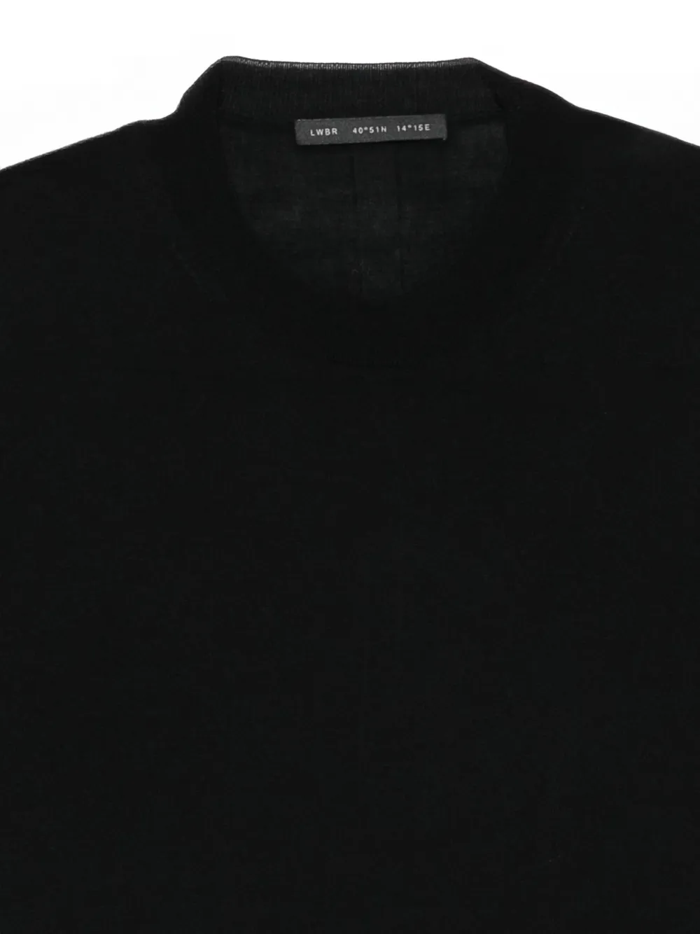 Low Brand wool T-shirt Zwart