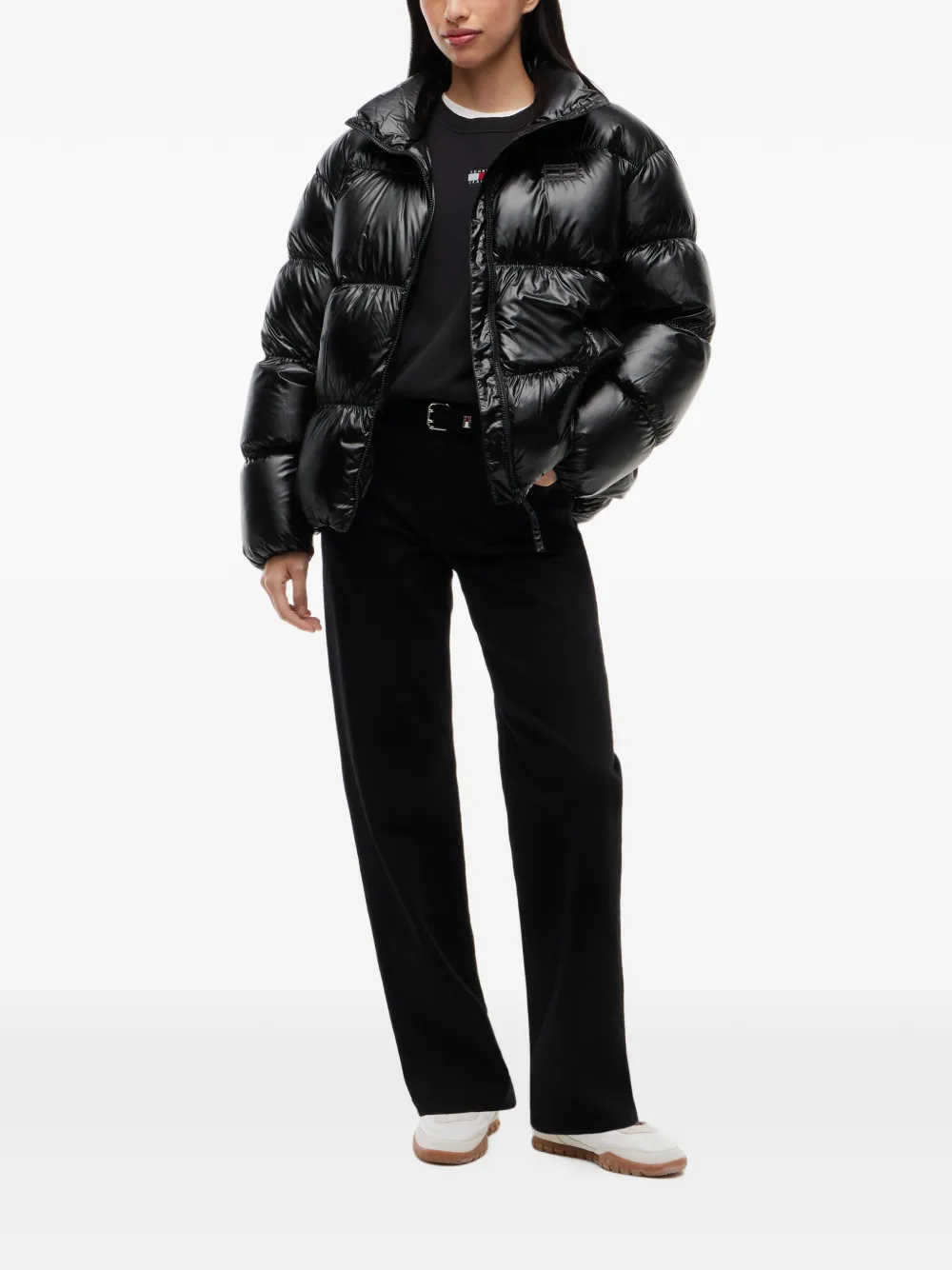 Tommy Hilfiger Gewatteerd jack Zwart