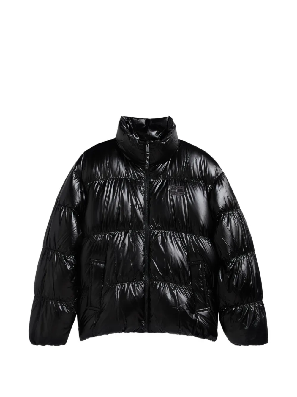 Tommy Hilfiger quilted high-neck jacket - Nero