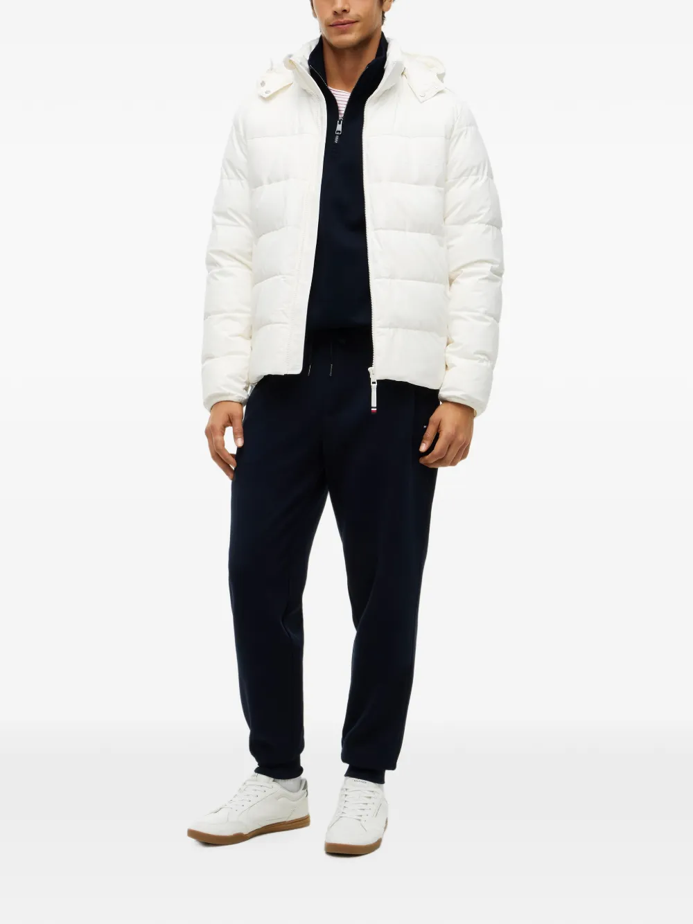 Tommy Hilfiger Trainingsbroek met trekkoordtaille Blauw