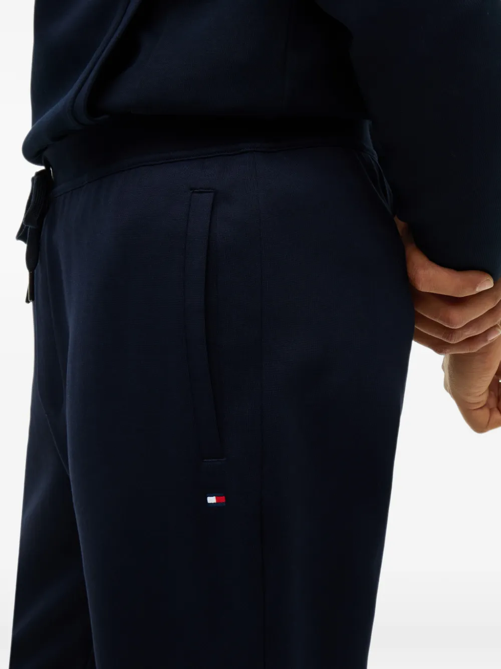 Tommy Hilfiger Trainingsbroek met trekkoordtaille Blauw