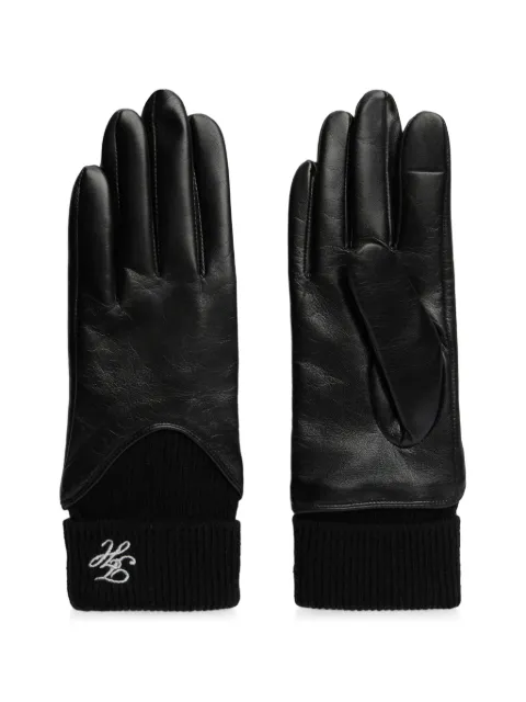Tommy Hilfiger guantes con puños de canalé