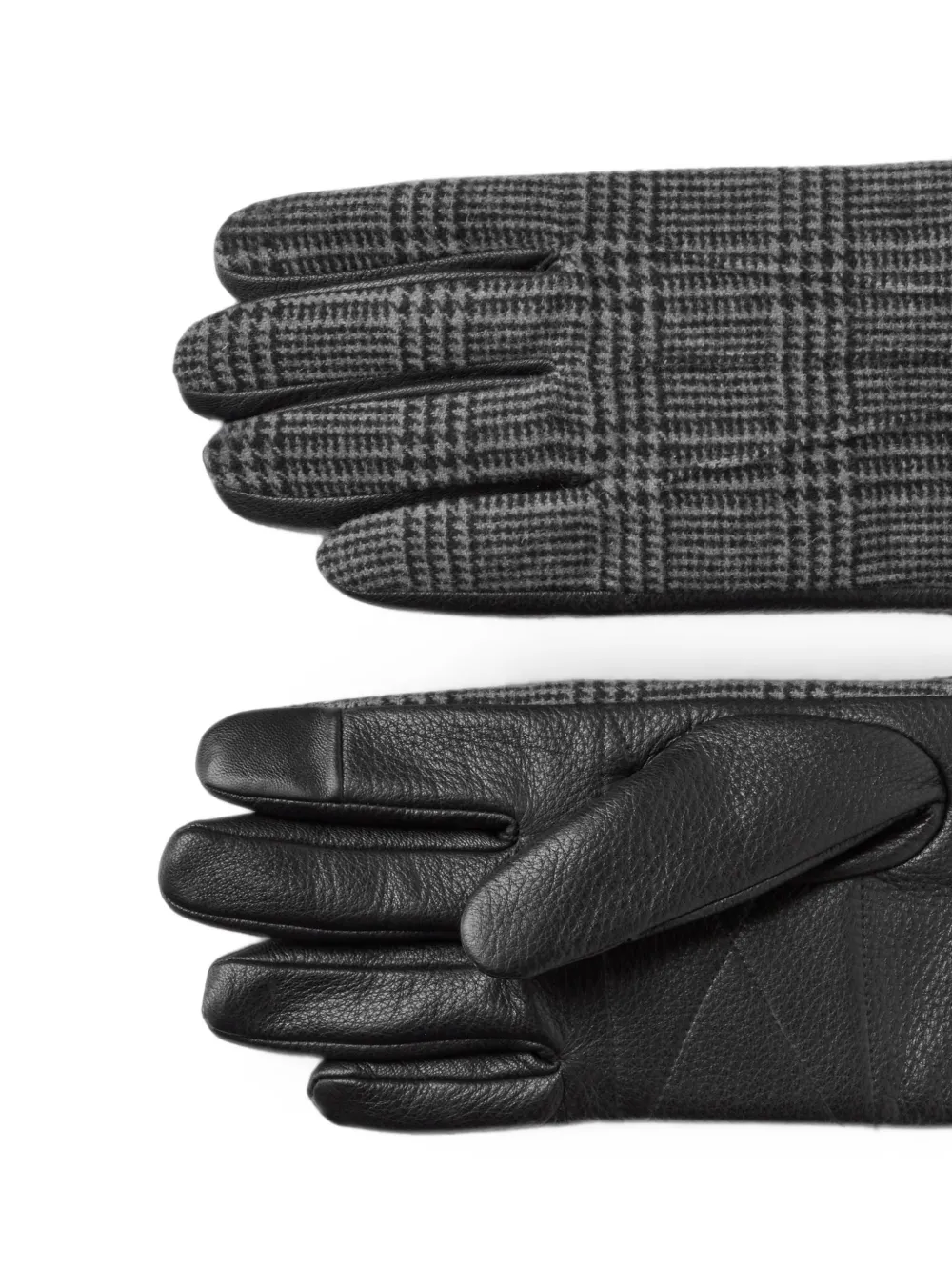 Tommy Hilfiger Handschoenen met Prince of Wales-ruit Grijs