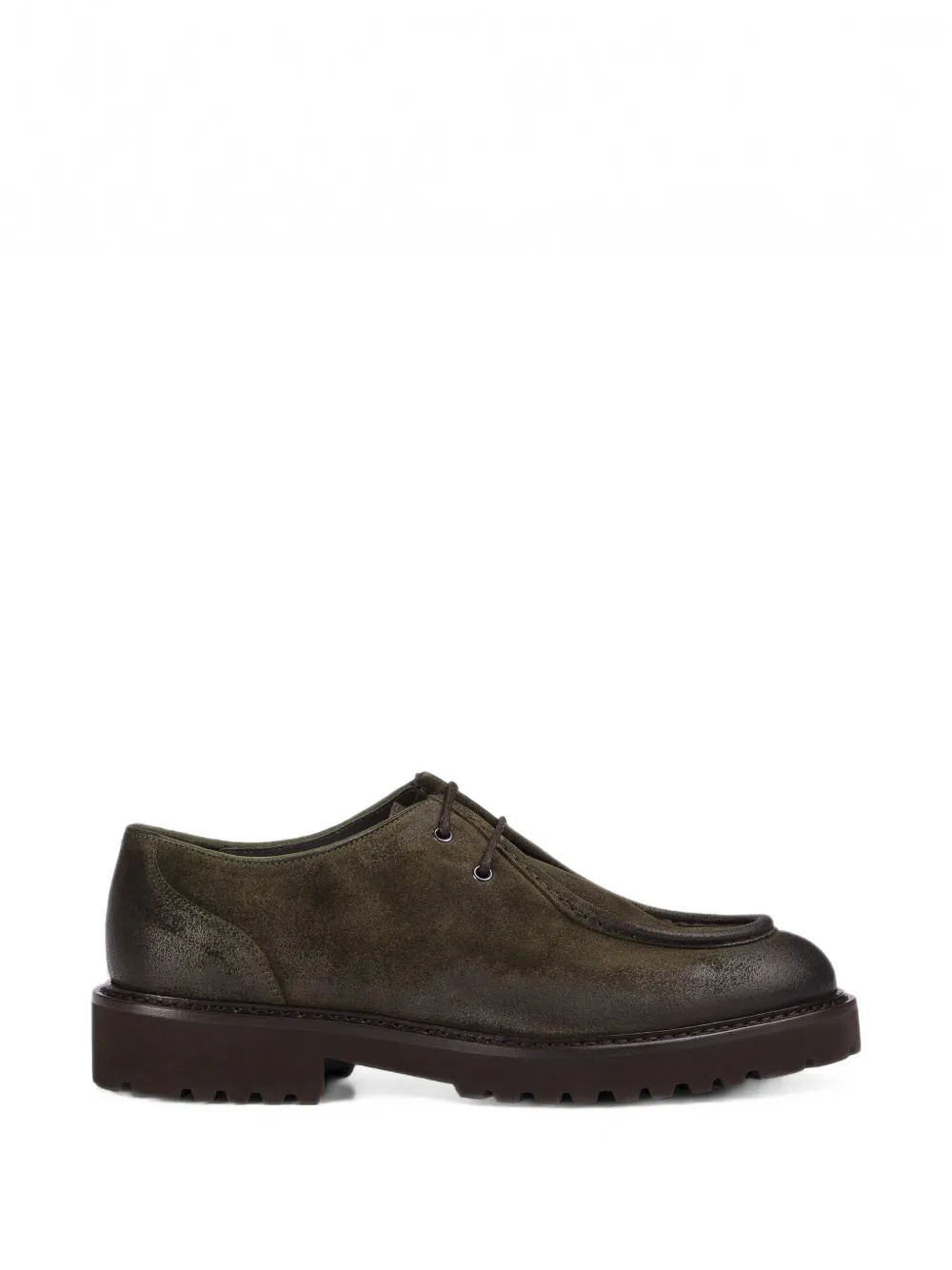 Doucal's lace-up suede shoes - Verde