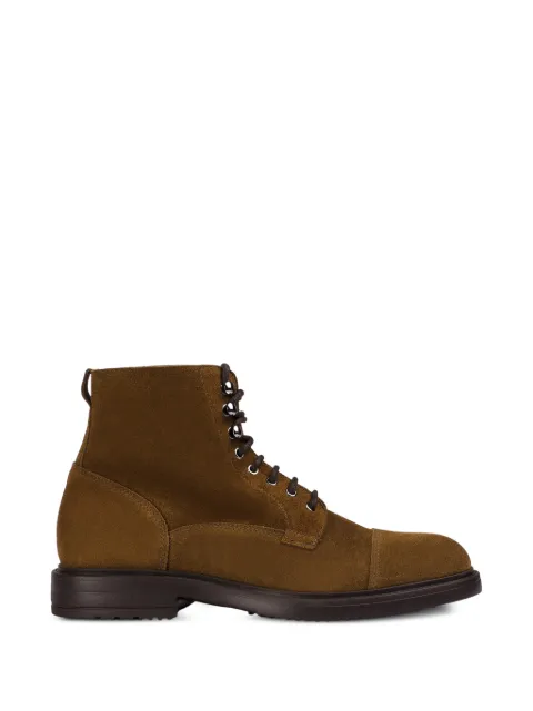 Doucal's botines de gamuza con agujetas