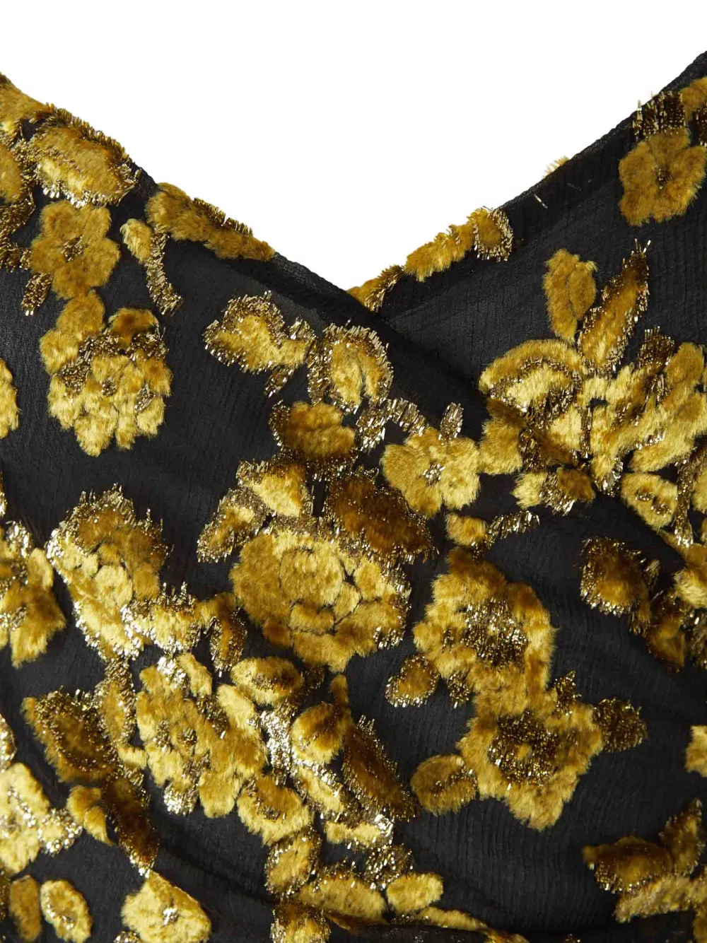Balmain Gedrapeerde mini-jurk met bloemen-patroon Zwart