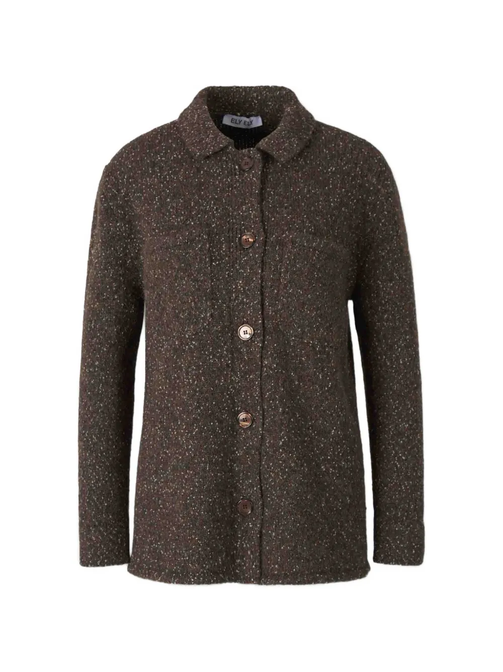 ELY ELY Candice button-up cardigan - Brown
