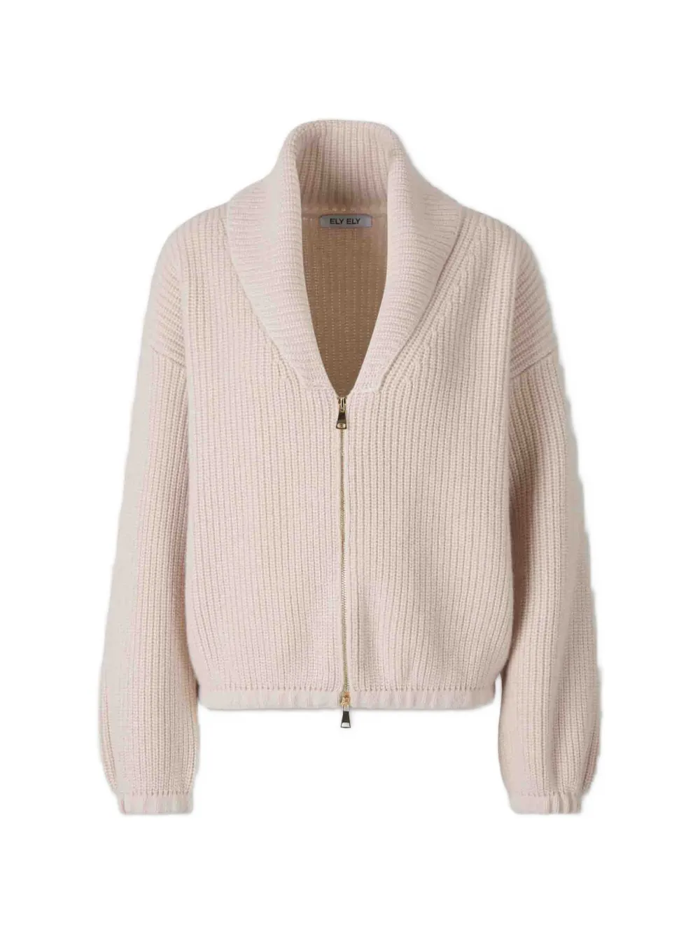 ELY ELY zip-up cashmere cardigan - Toni neutri