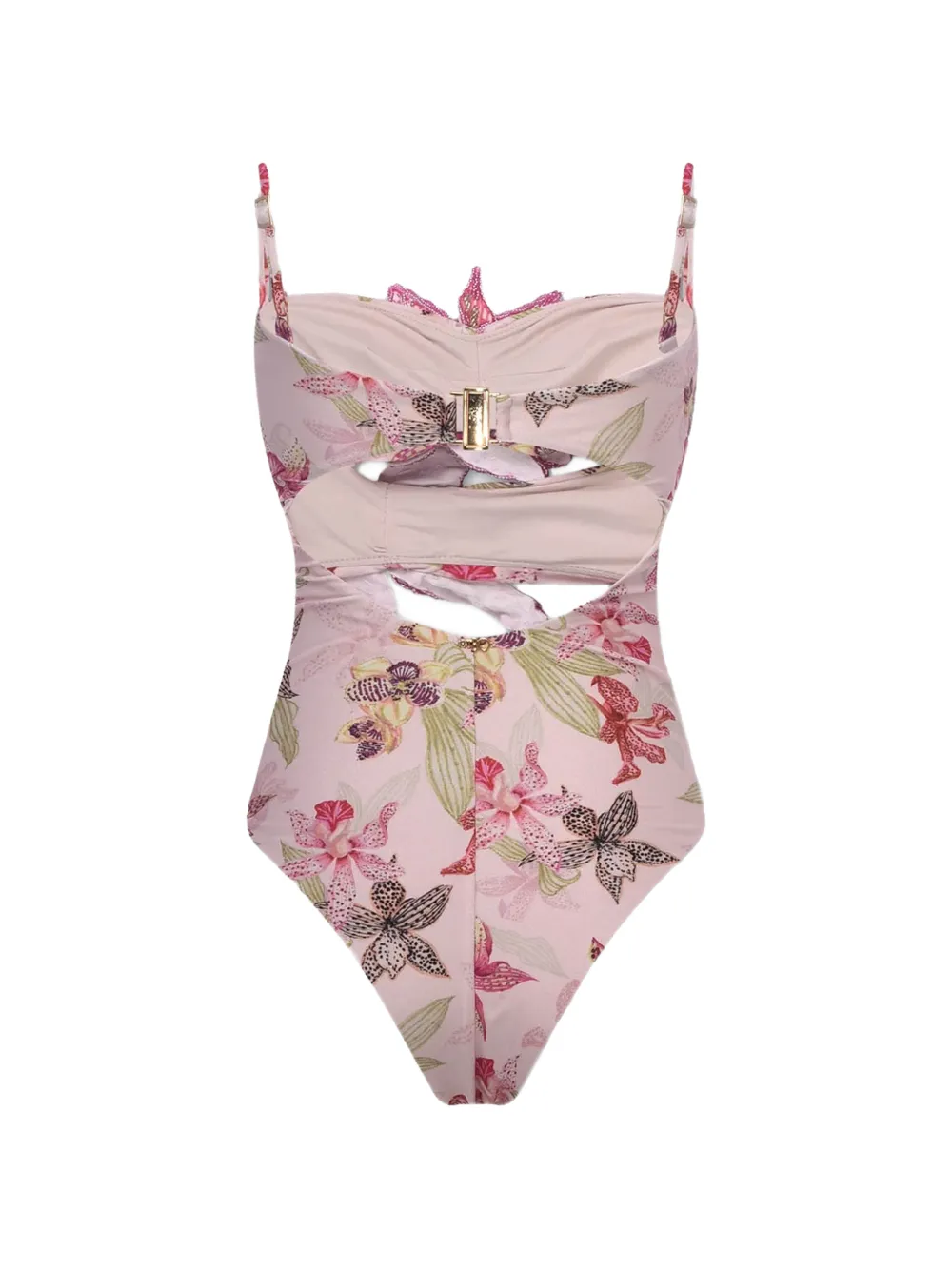 PatBO Orchid Bloom badpak met uitgesneden details Roze