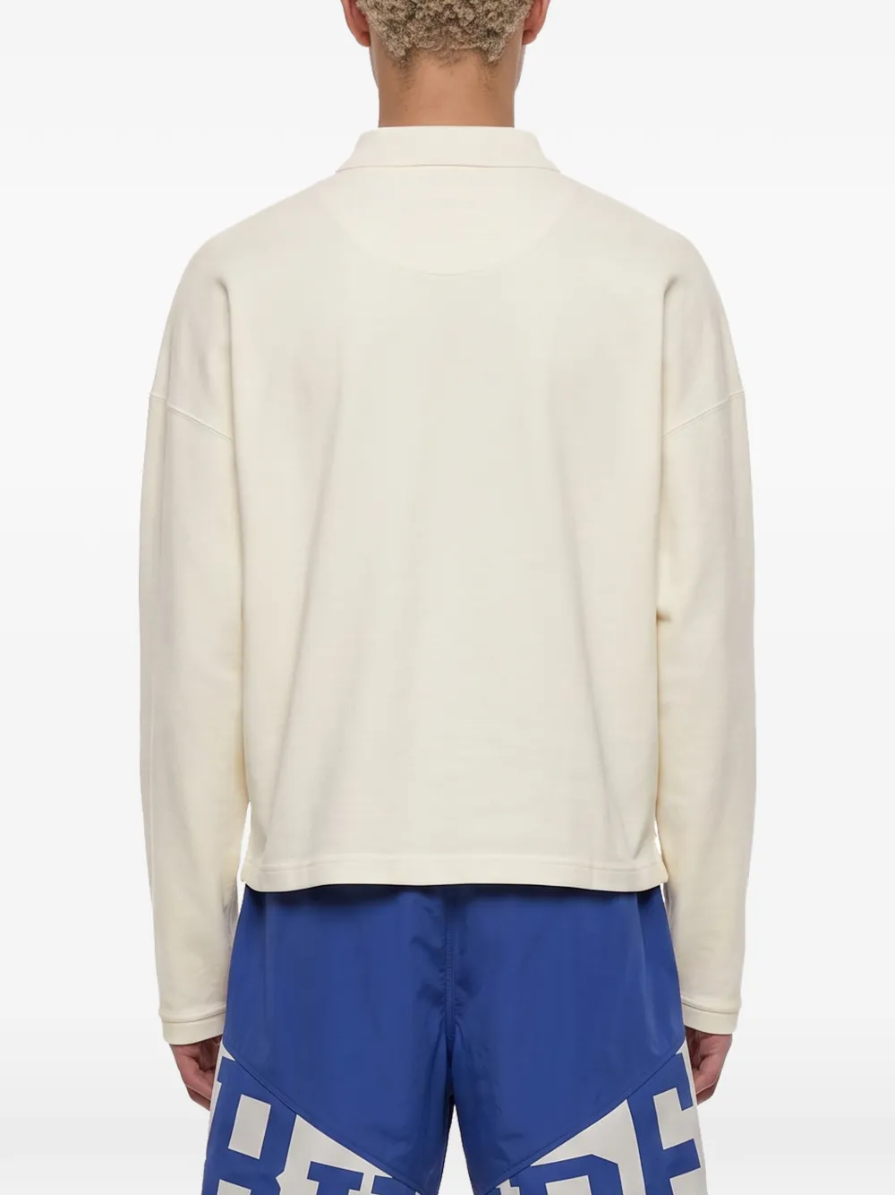 RHUDE Poloshirt met lange mouwen Beige