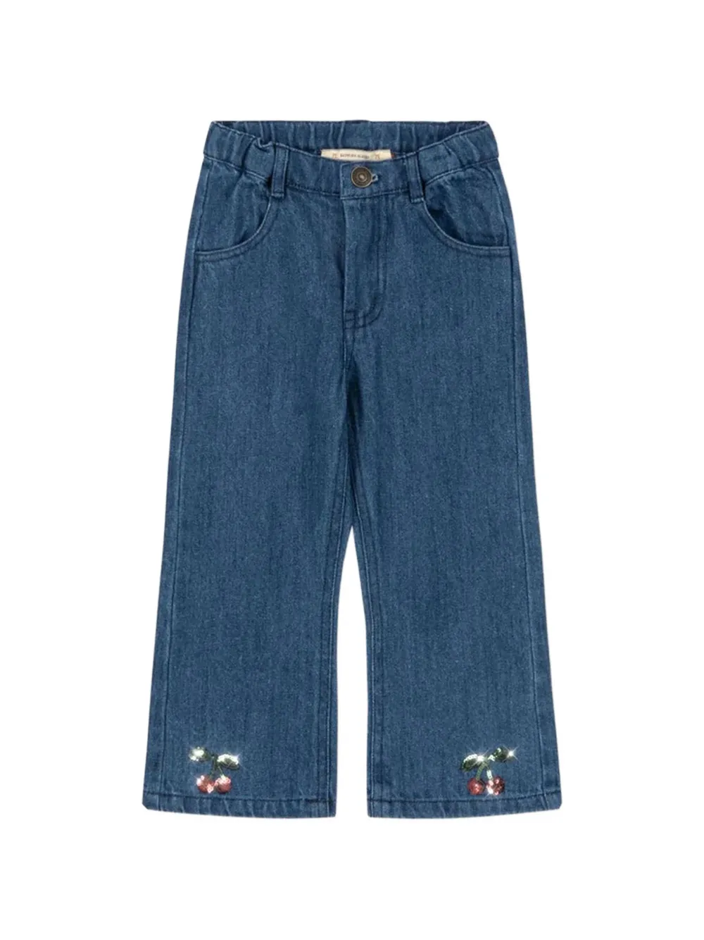Konges Sløjd Jeans svasati Elba con paillettes - Blu