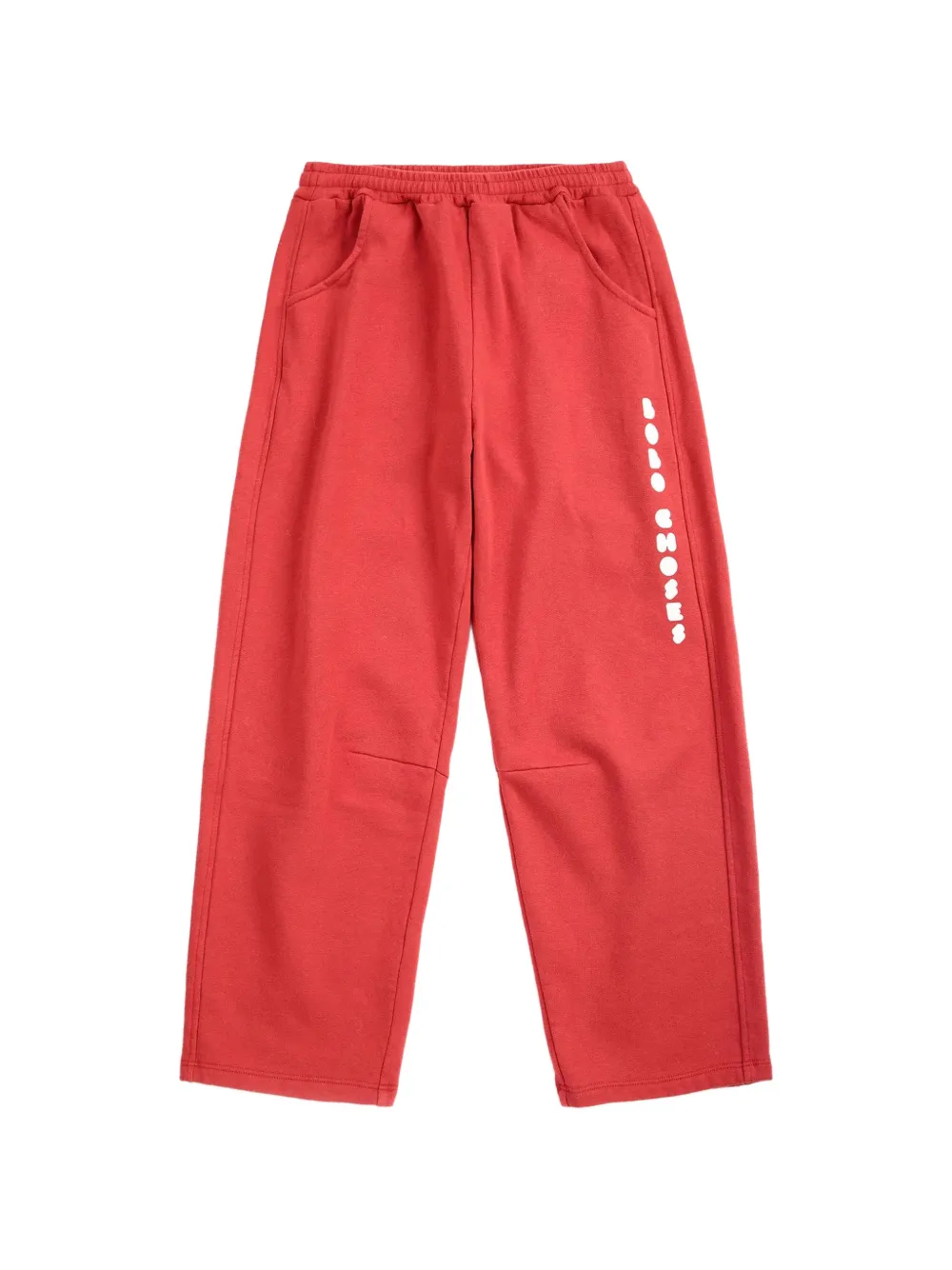 Bobo Choses Bolder logo-print track pants - Rouge