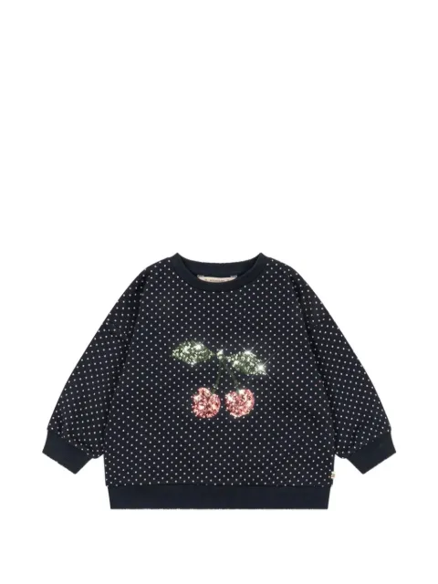 Konges Sløjd suéter Loupy Lou con lunares y detalle de lentejuelas