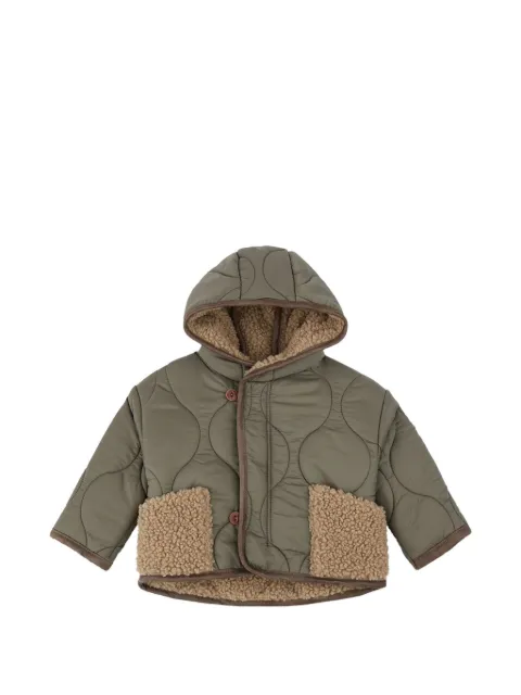 1+ In The Family quilted hooded jacket
