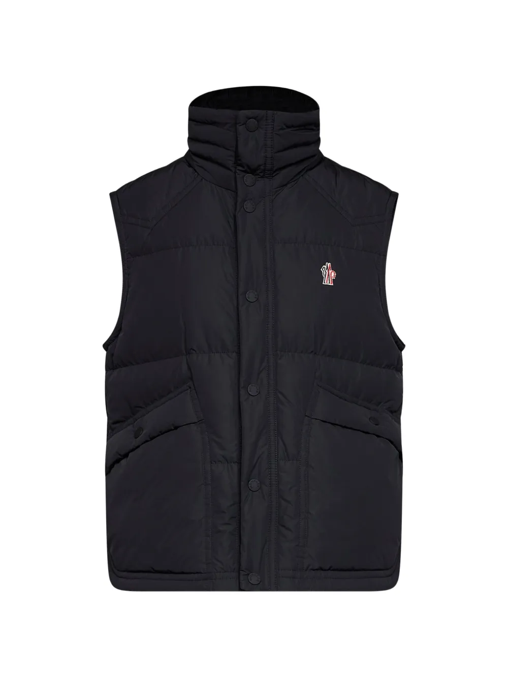 Moncler Grenoble quilted logo-patch gilet