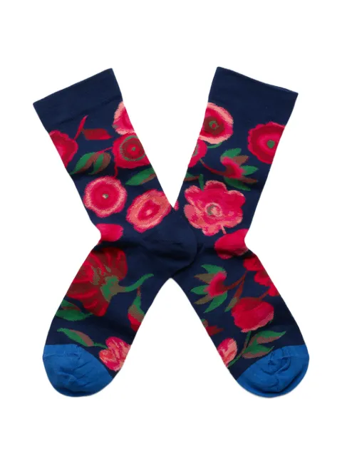 BONNE MAISON Le Tapis floral-print socks