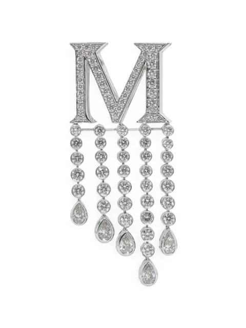 ASHNA MEHTA initial diamond waterfall bag charm
