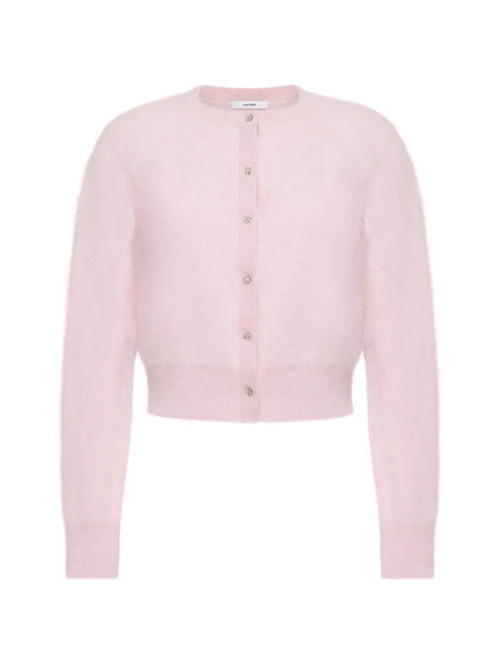 Adam Lippes Cruz crystal-embellished cardigan - Pink