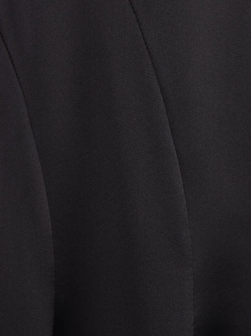Max Mara boned silk-satin maxi dress Zwart