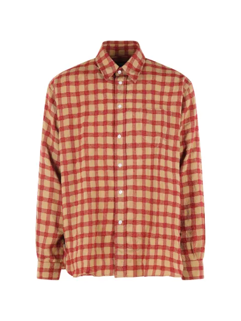 Willy Chavarria Veterano check flannel shirt