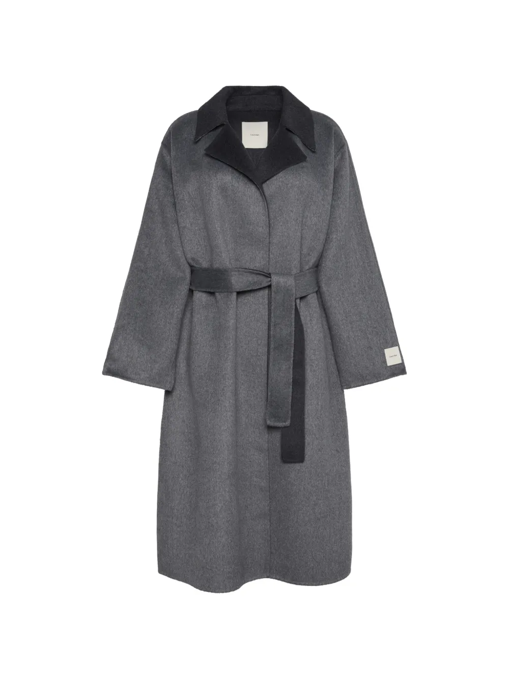 Calvin Klein belted storm-flap coat