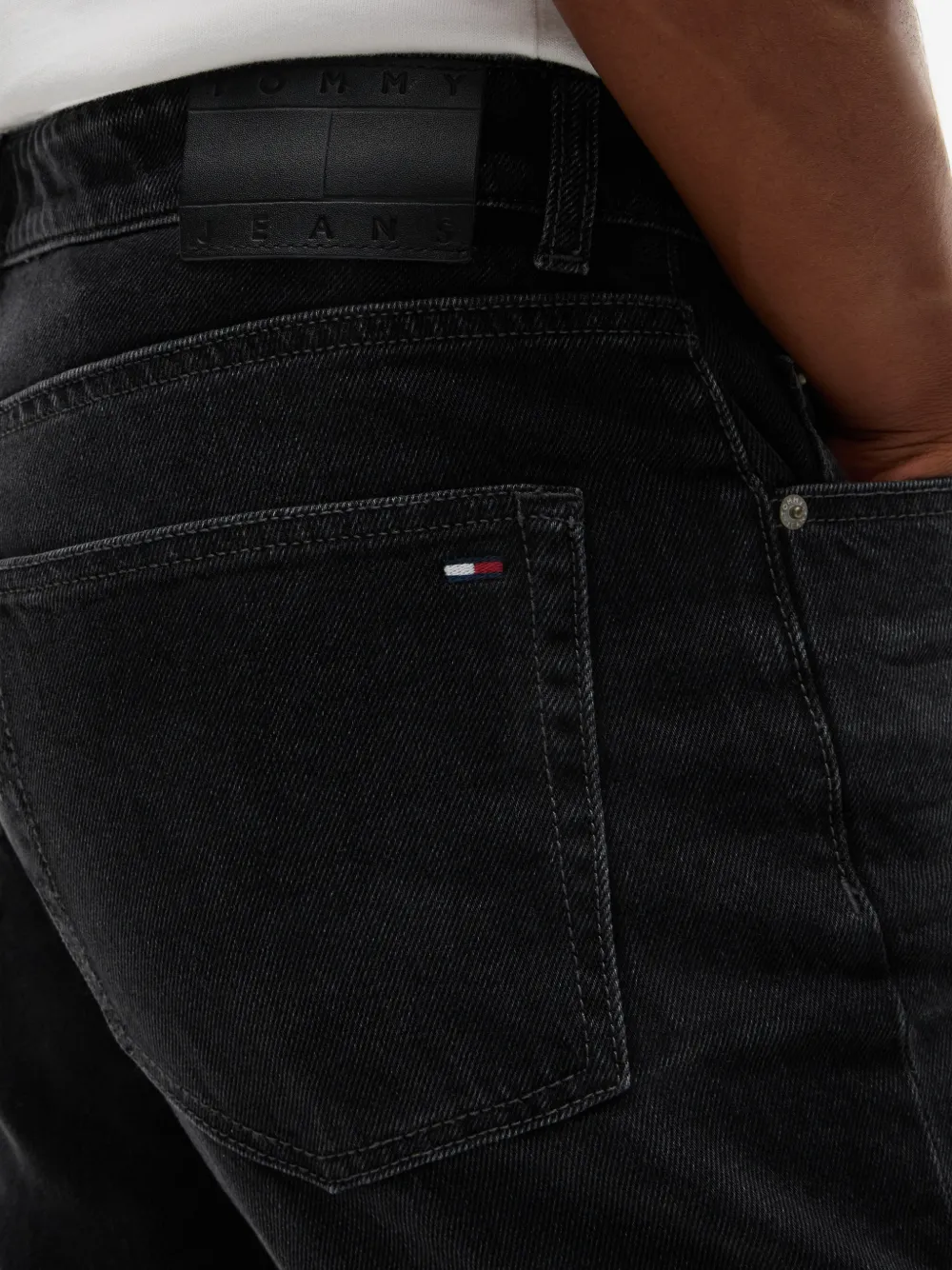Tommy Hilfiger Ryan slim-fit jeans met rechte pijpen Zwart