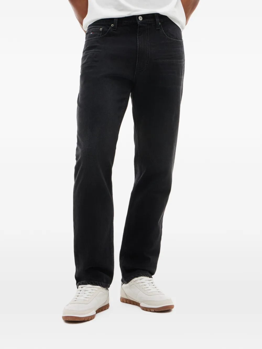Tommy Hilfiger Ryan slim-fit jeans met rechte pijpen Zwart