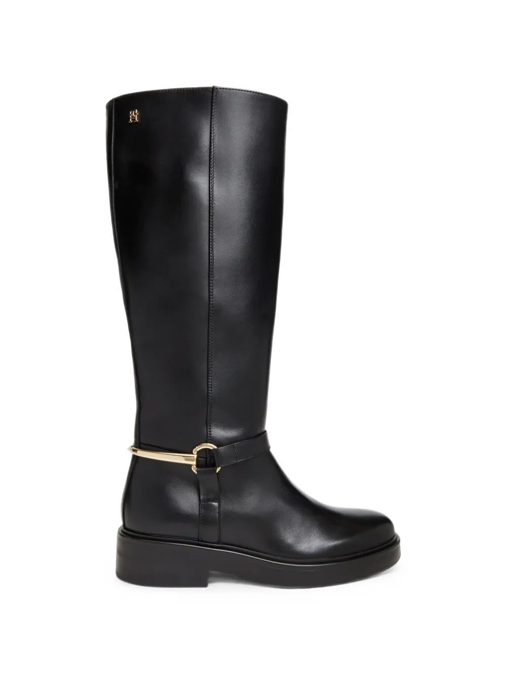 Tommy Hilfiger horsebit-detail knee-high boots - Noir Tommy Hilfiger horsebit-detail knee-high boots - Noir
